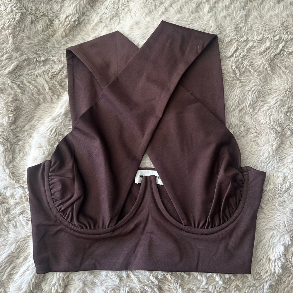 superdown Brown Going Out Top